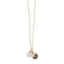 Grey Glass Ball Smykke