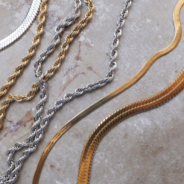 Smykke Stål Snake 6mm GP - Image 4