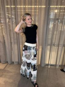 SBakcay Lace Skjørt Svart
