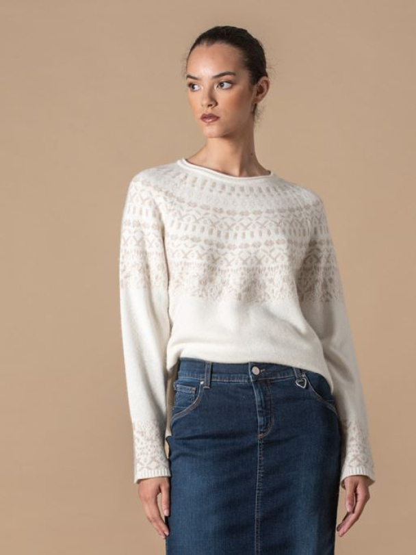 Nordic Knit Genser Offwhite - Image 1
