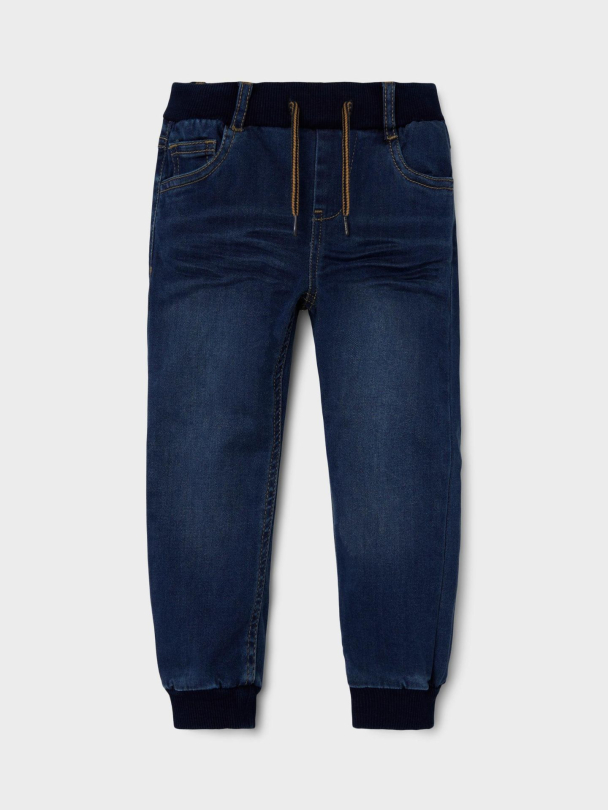 NMMben Baggy Round Jeans Mørk Blå - Image 1