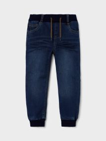 NMMben Baggy Round Jeans Mørk Blå