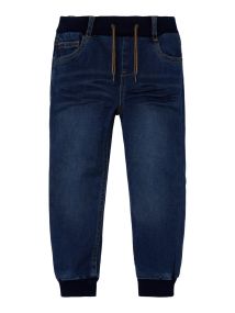 NMMben Baggy Round Jeans Mørk Blå