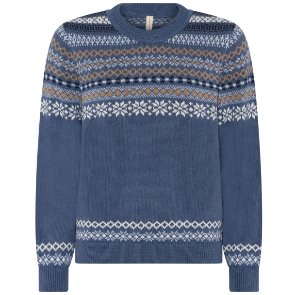 Genser Bomull 3543 Blå