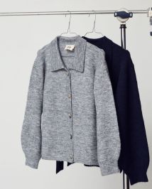 Anna Cardigan m/krage Grå