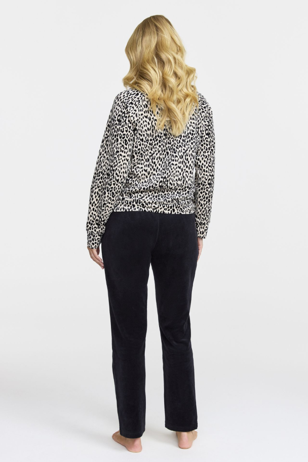 Kosedress Velour Leo Svart - Image 2