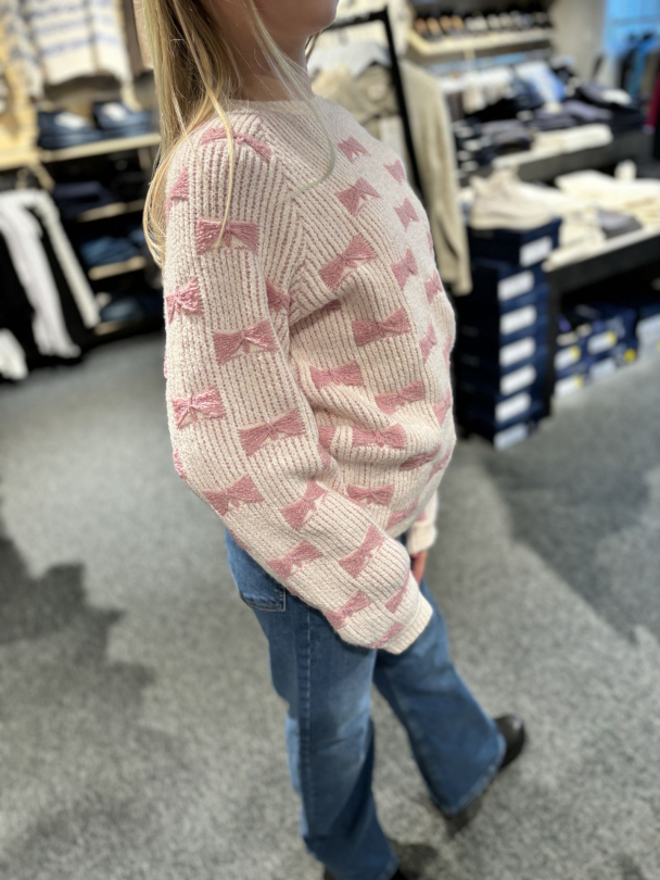 KOGclara Bow Strikkegenser - - Image 4