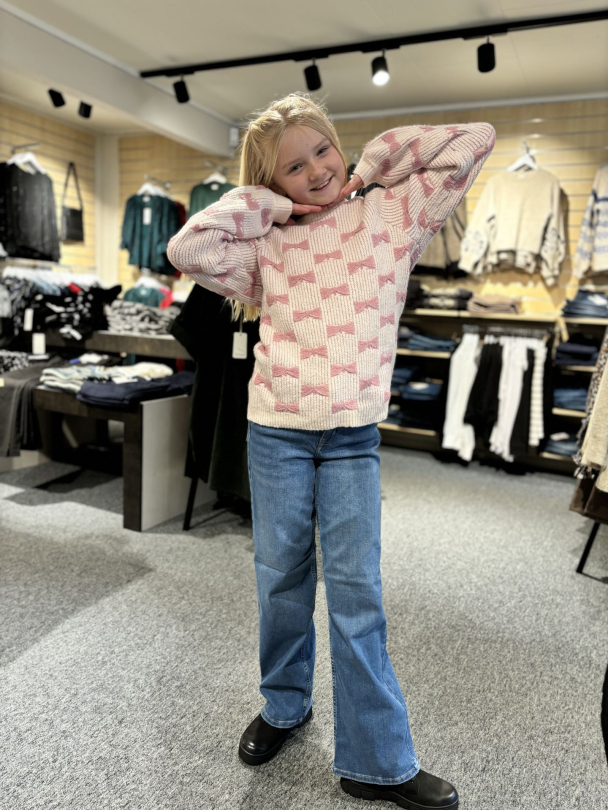 KOGclara Bow Strikkegenser - - Image 1