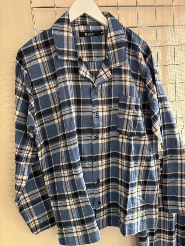 Pyjamas Herre Flanell Blå/marine - Image 2