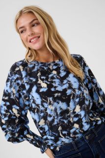 KAlura Bluse Svart/Blå