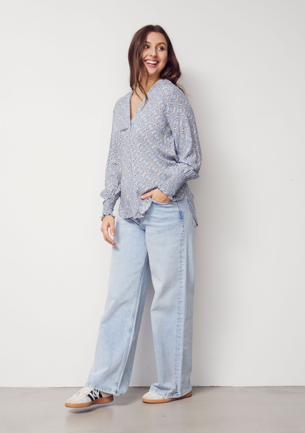 Cara Bluse Blå - Image 2