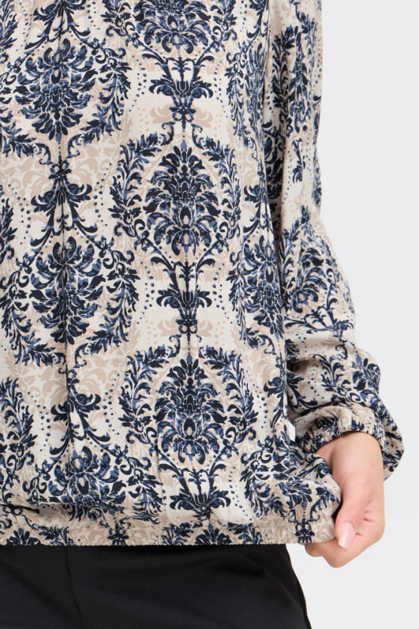 FRflowy Bluse 5 Navy Blazer - Image 4