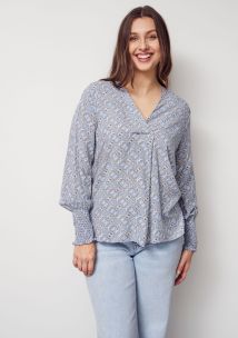 Cara Bluse Blå
