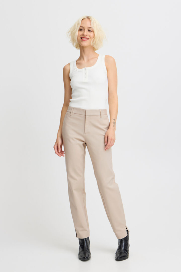 PZbindy HW Bukse Skinny Leg Sand - Image 1