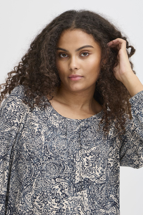 FRflowy Bluse 5 Navy Blazer - Image 10