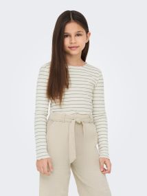 KOGanits Croppes Topp Grønn/offwhite