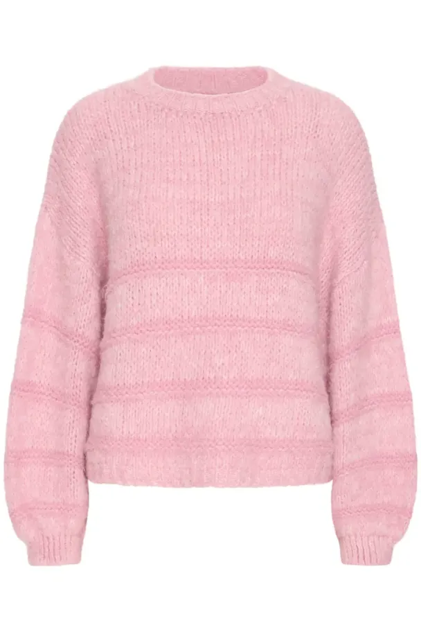 SBgulmina Strikket Genser Rosa - Image 1