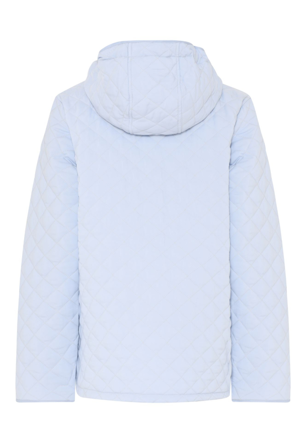 Jakke m/hette Quiltet Lys Blå - Image 2