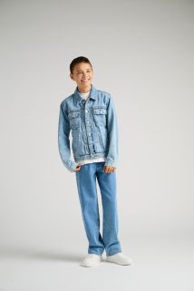 OSJduke Denim Jakke Lys Blå