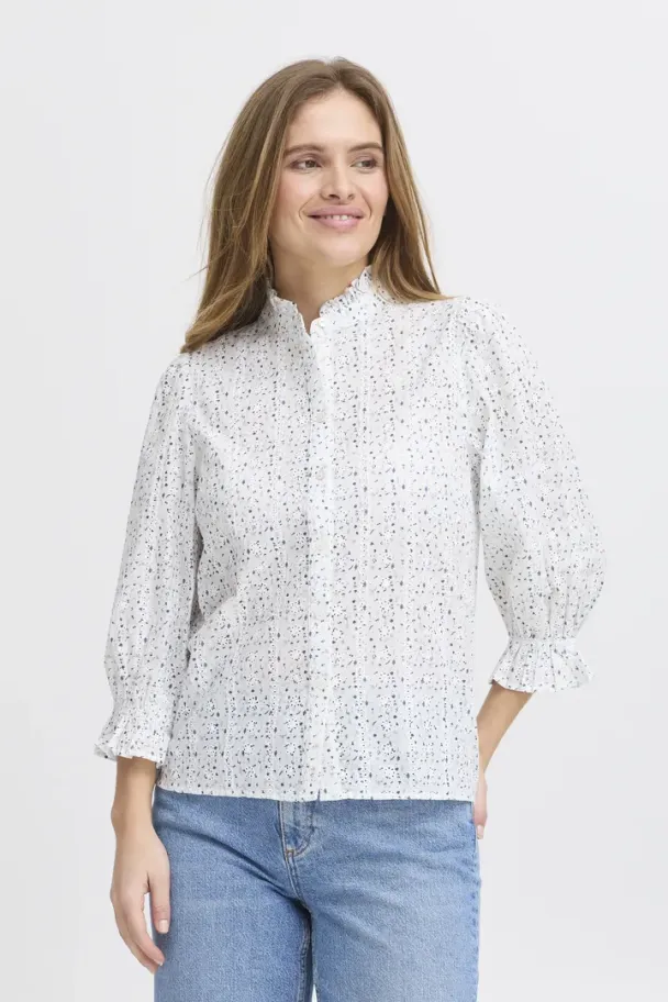 PZwilla Bluse m/blomster - Image 1