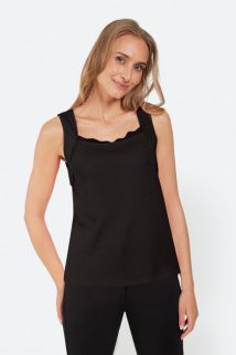 Singlet m/blonder 218364 Svart