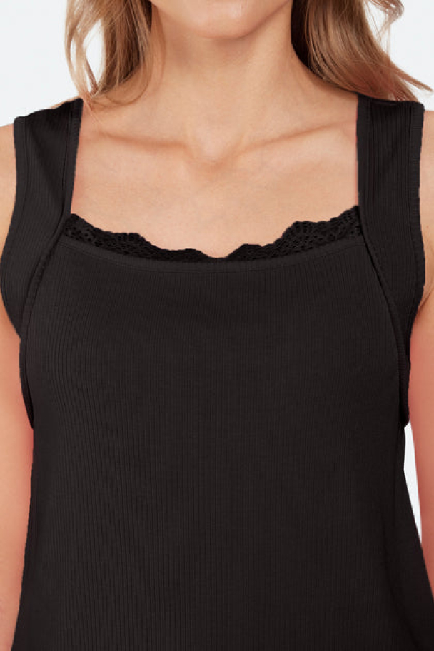 Singlet m/blonder 218364 Svart - Image 3