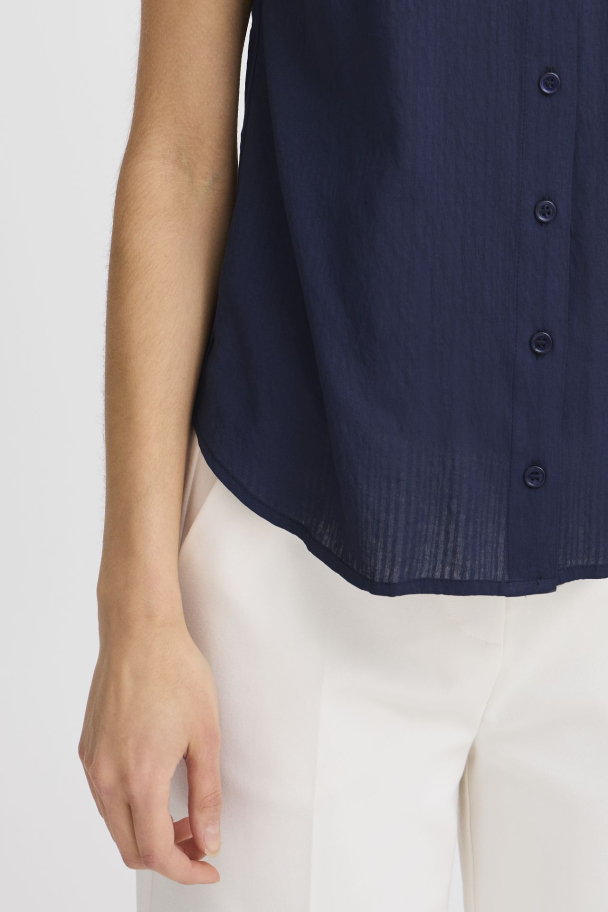 FRvina Bluse Marine - Image 3
