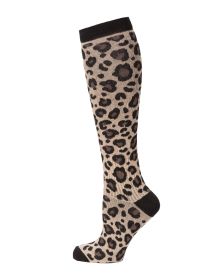 Støttestrømper Leopard Bomull