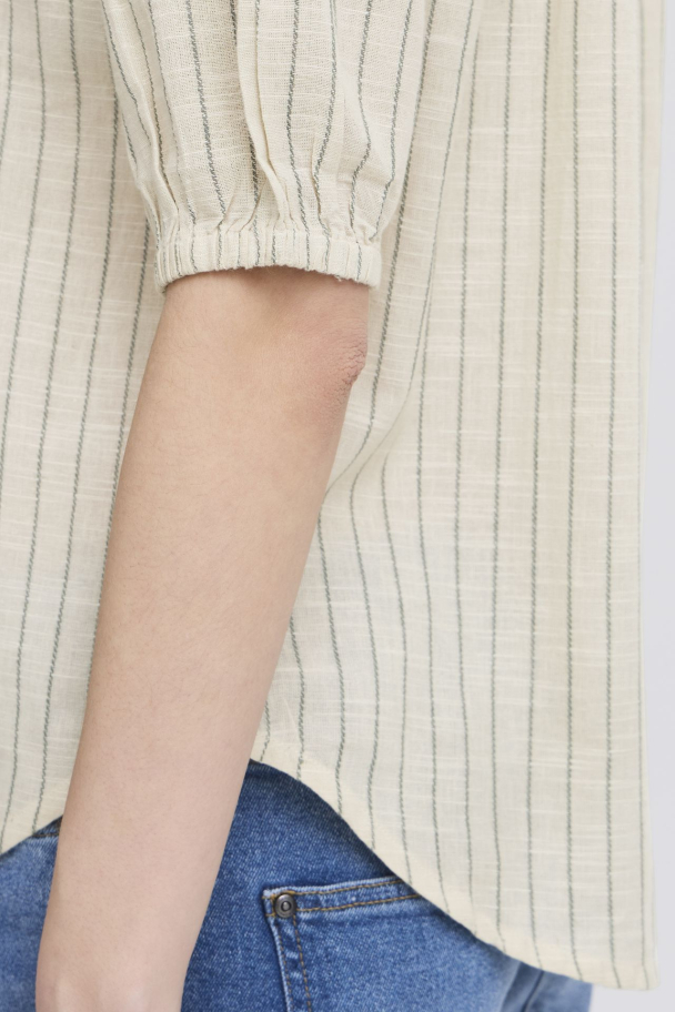 FRbonnie Bluse m/striper Marine - Image 3