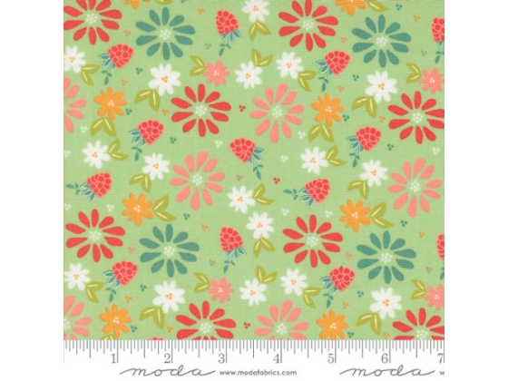 Raspberry summer mint floral