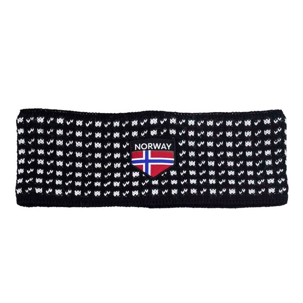 Pannebånd Islender, sort/hvit