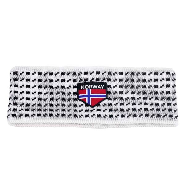 Pannebånd Islender, hvit/sort 