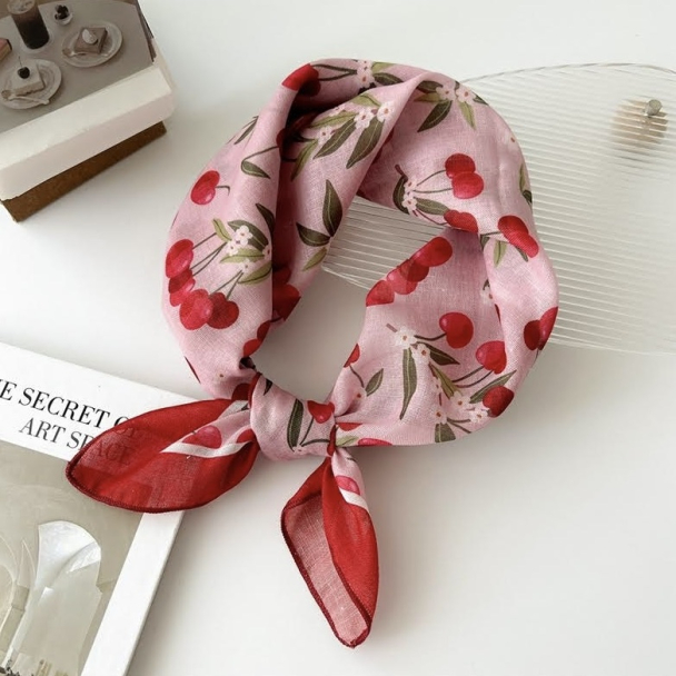 Cherry Cotton Bandana