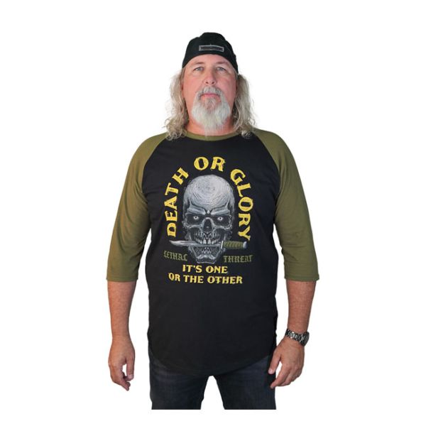 Lethal Threat Death or Glory raglan shirt 