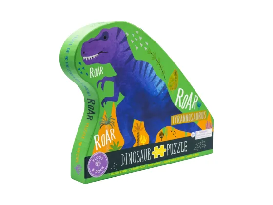 Puslespill 40 brikker - Dinosaur T-rex 