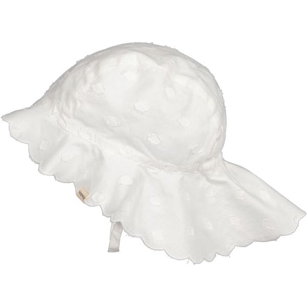 MarMar | Alba B Solhatt Dobby Dots - Gentle White