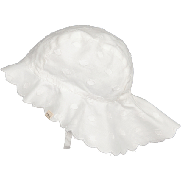 Alba B Solhatt Dobby Dots - Gentle White - Image 1