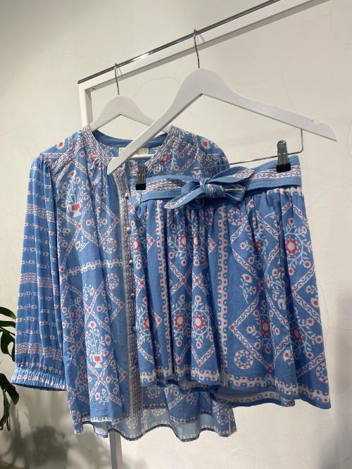 Bandana Shorts Blue