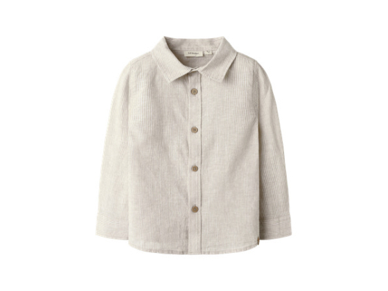 Jesper LS Shirt Lil, Irish Cream - Lil' Atelier
