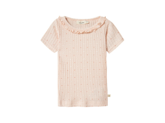 Hulla Hua SS Slim Top, Peach Blush - Lil' Atelier