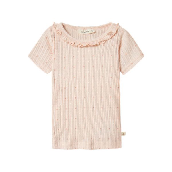 Hulla Hua SS Slim Top, Peach Blush - Lil' Atelier