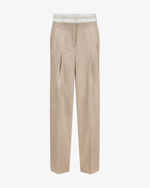 Anny Waistband Linen Pants               |              Anny Waistband Linen Pants fra Cambio