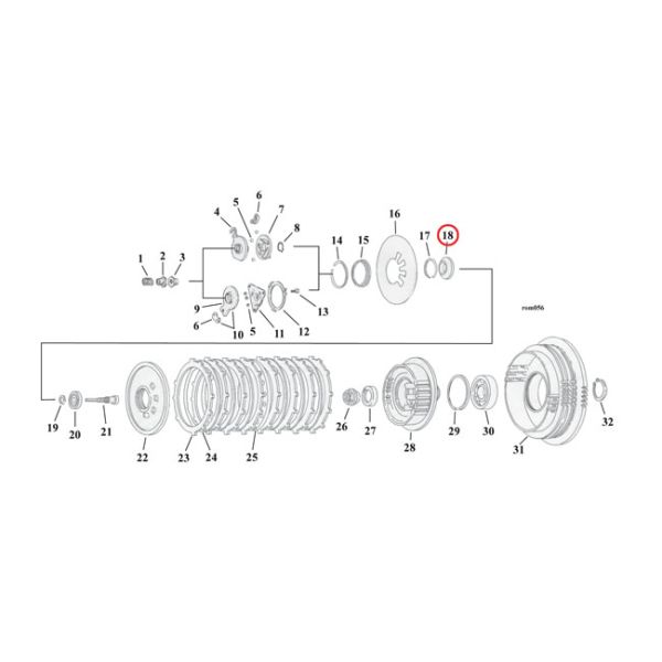 Release plate, clutch