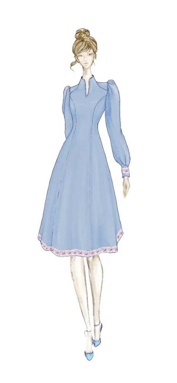 Fantasy Star Festkjole - Papirmønster - Image 2