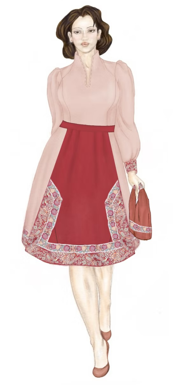 Fantasy Star Festkjole - Papirmønster - Image 5