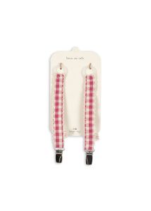 Konges Sløjd | Smokkesnor 2-pk - Bubblegum Check