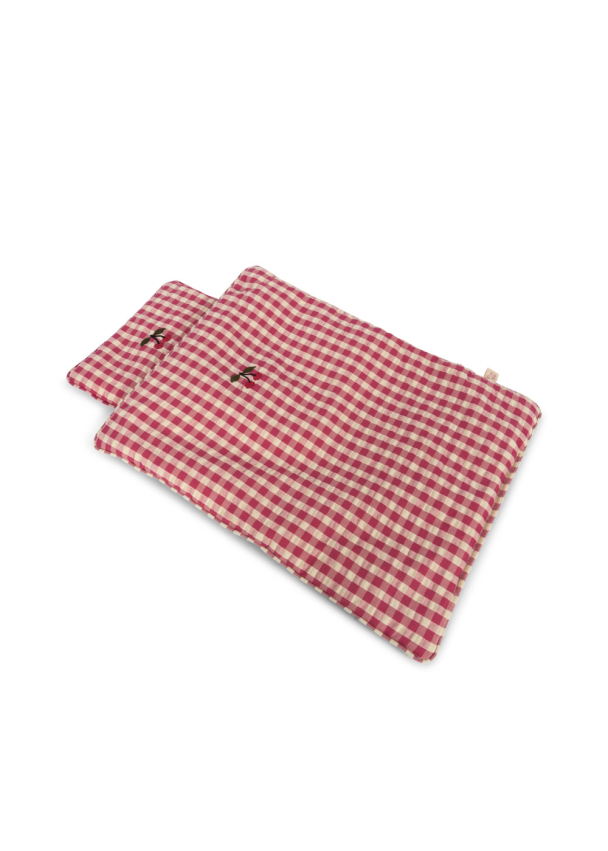 Doll Bedding - Bubblegum Check - Image 1
