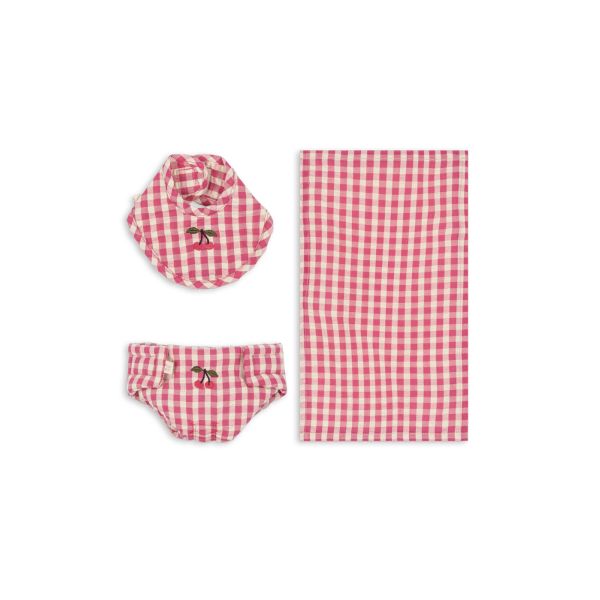 Konges Sløjd | Doll Nursery Set - Bubblegum Check