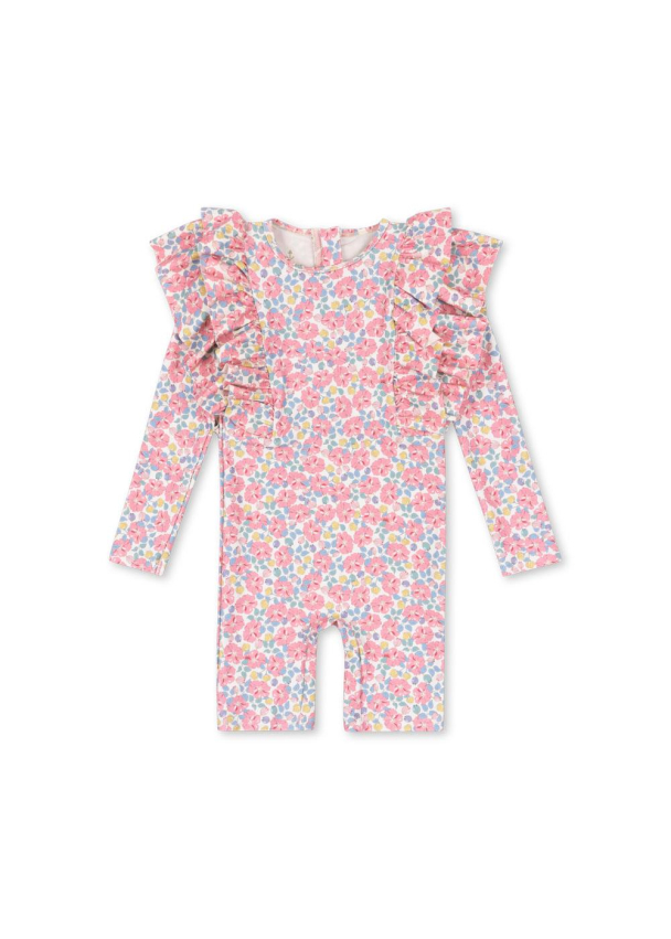 Manuca Frill Onesie - Rose Anglaise - Image 1