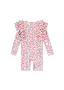 Konges Sløjd | Manuca Frill Onesie - Rose Anglaise
